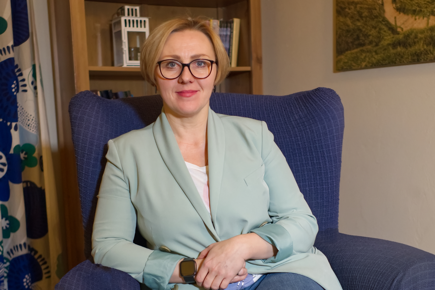 Leokadia Witowska w gabinecie